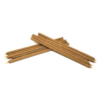 8&quot; Bergamot &amp; Palo Santo Thick Incense Sticks (10 Pack), SKU QQ015-PSI-20-BG, UPC 700317372585