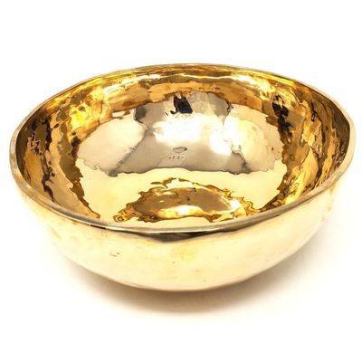 12&quot; Handmade Tibetan Singing Bowl with Cushion, SKU H05-SB12, UPC 700317371076