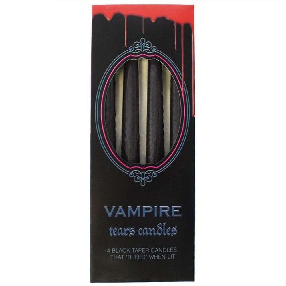 9.8&quot; Vampire Tears Taper Candles (Pack of 4), SKU PG-14103, UPC 700317024125