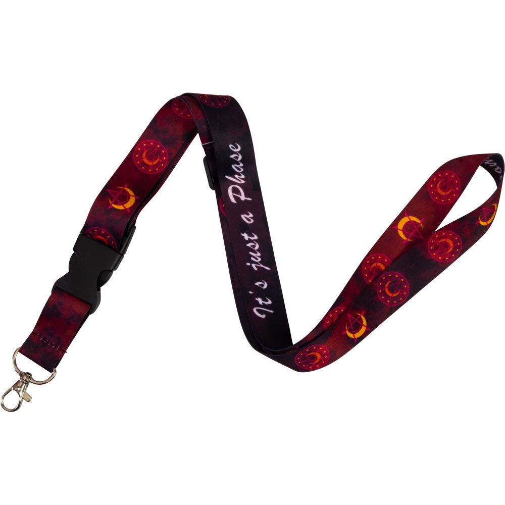 26&quot; Inspirational Adjustable Lanyard - Pentacle &amp; Moon, SKU KH-50606, UPC 700317066910