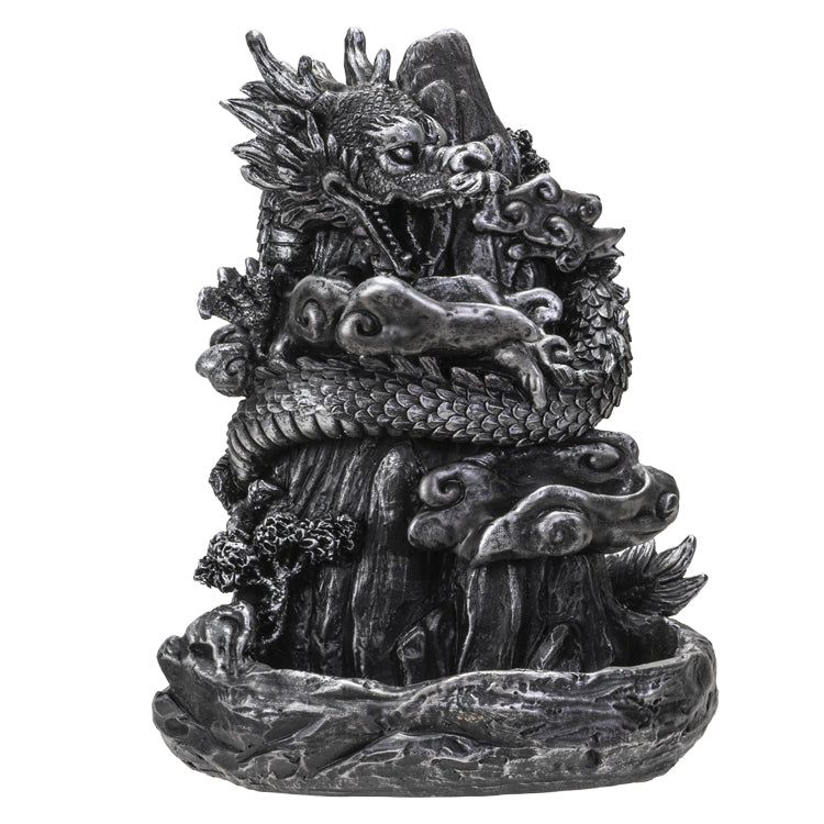5.5&quot; Chinese Dragon Backflow Incense Burner, SKU PG-14331, UPC 700317041917