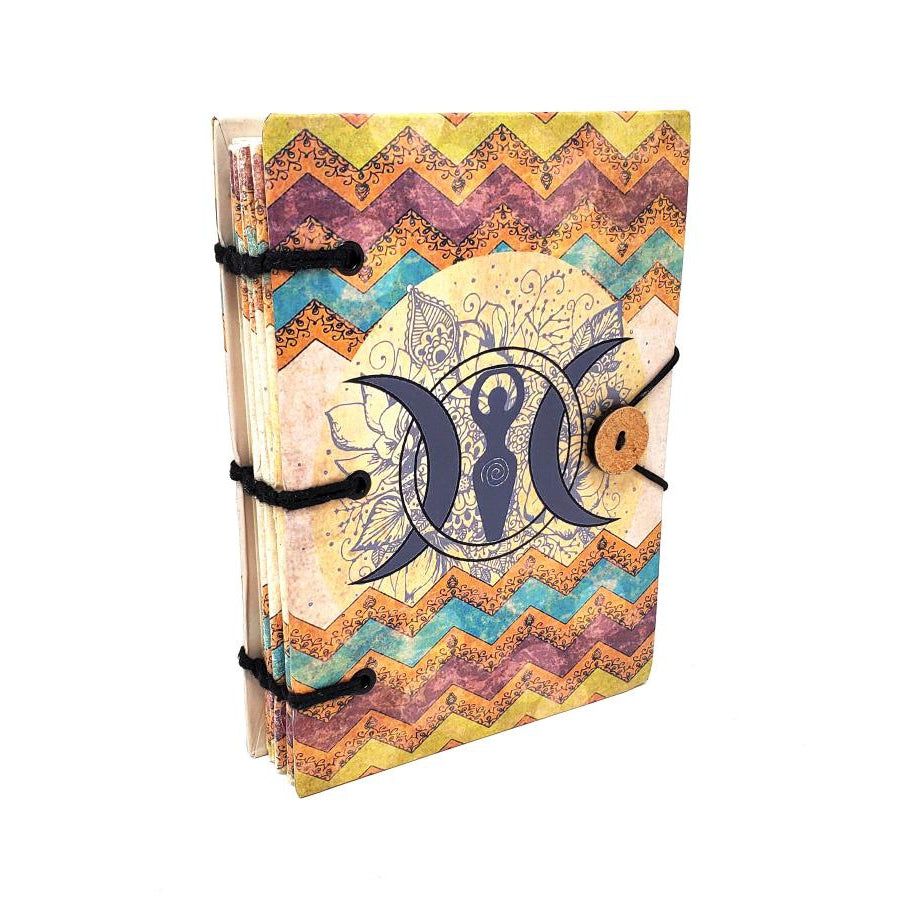 5&quot; x 7&quot; Hardcover Parchment Journal - Goddess of Earth, SKU KB75-GE, UPC 700317302216