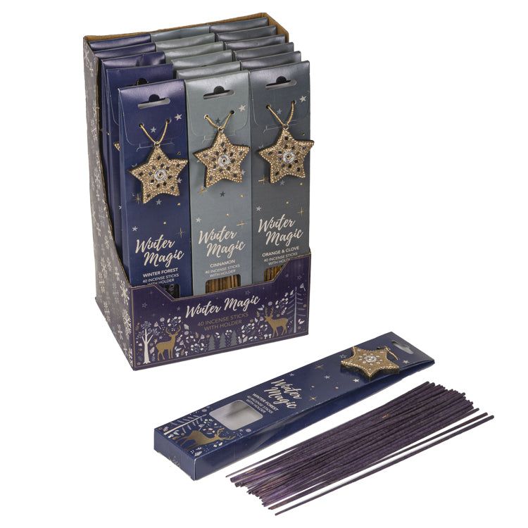 Winter Magic Series Incense Sticks Display Set (18 Packs), SKU PG-14846, UPC 700317032045