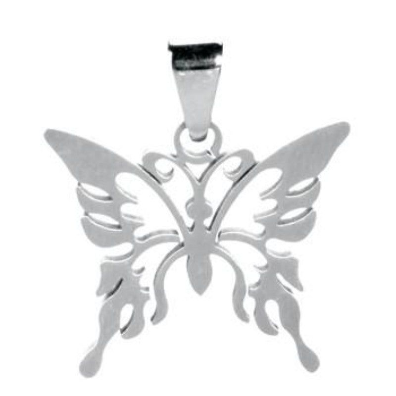 Butterfly Stainless Steel Pendant, SKU PG-Y2621, UPC 6016006480443