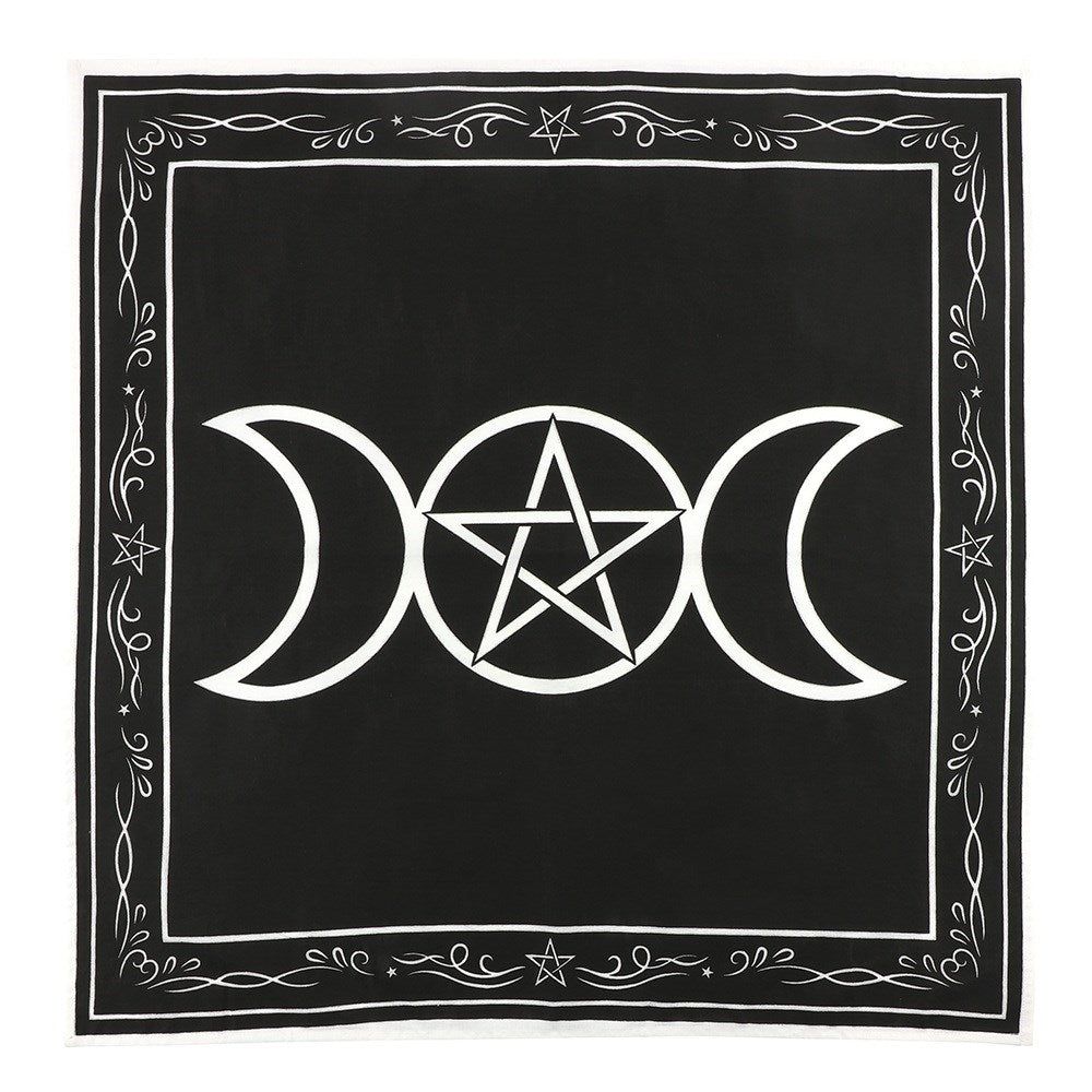 27.5&quot; Altar Cloth - Triple Moon, SKU PG-14089, UPC 700317058885