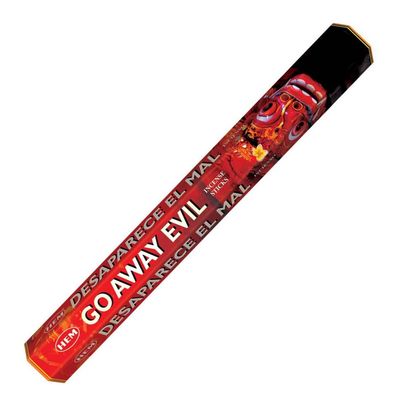 Go Away Evil HEM Incense Stick 20 Pack, SKU GAW20, UPC 6016221233299