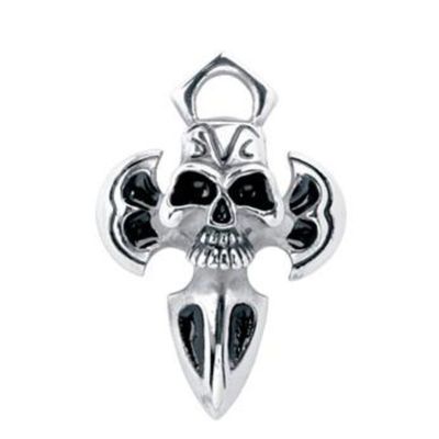 Skull Dagger Stainless Steel Pendant, SKU PG-Y2693, UPC 6016007954974