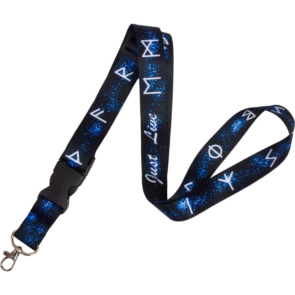 26&quot; Inspirational Adjustable Lanyard - Runes, SKU KH-50604, UPC 700317066934