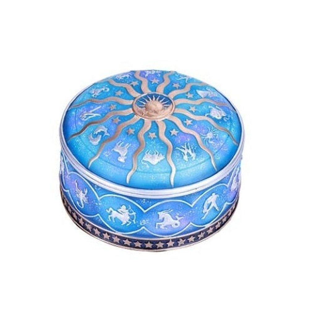 4&quot; Zodiac Jewelry Trinket Box Container, SKU PG-13438, UPC 6016013482485