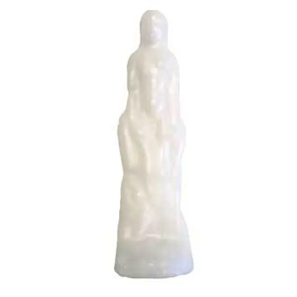 8&quot; Female Candle - White