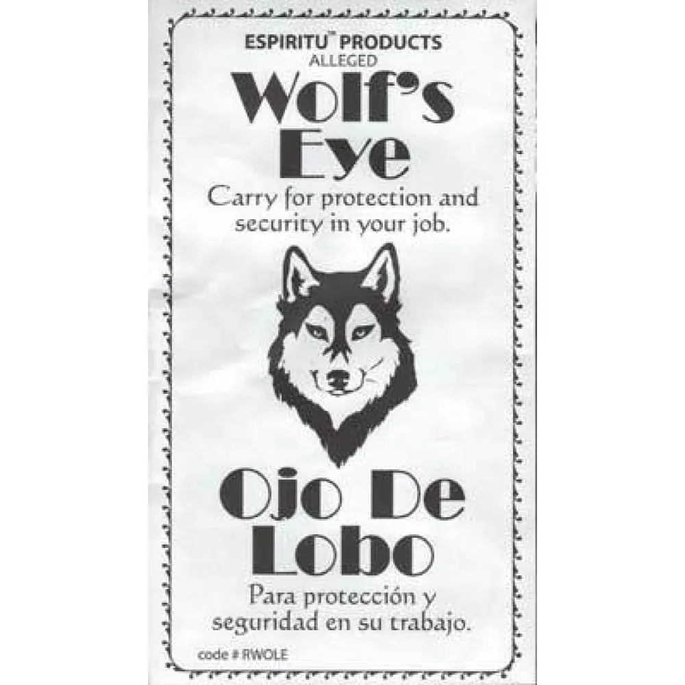 Wolf&#39;s Eye In Envelope