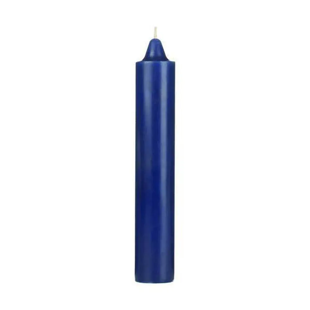 9&quot; Blue Jumbo Pillar Candle