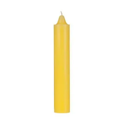 9&quot; Yellow Jumbo Pillar Candle
