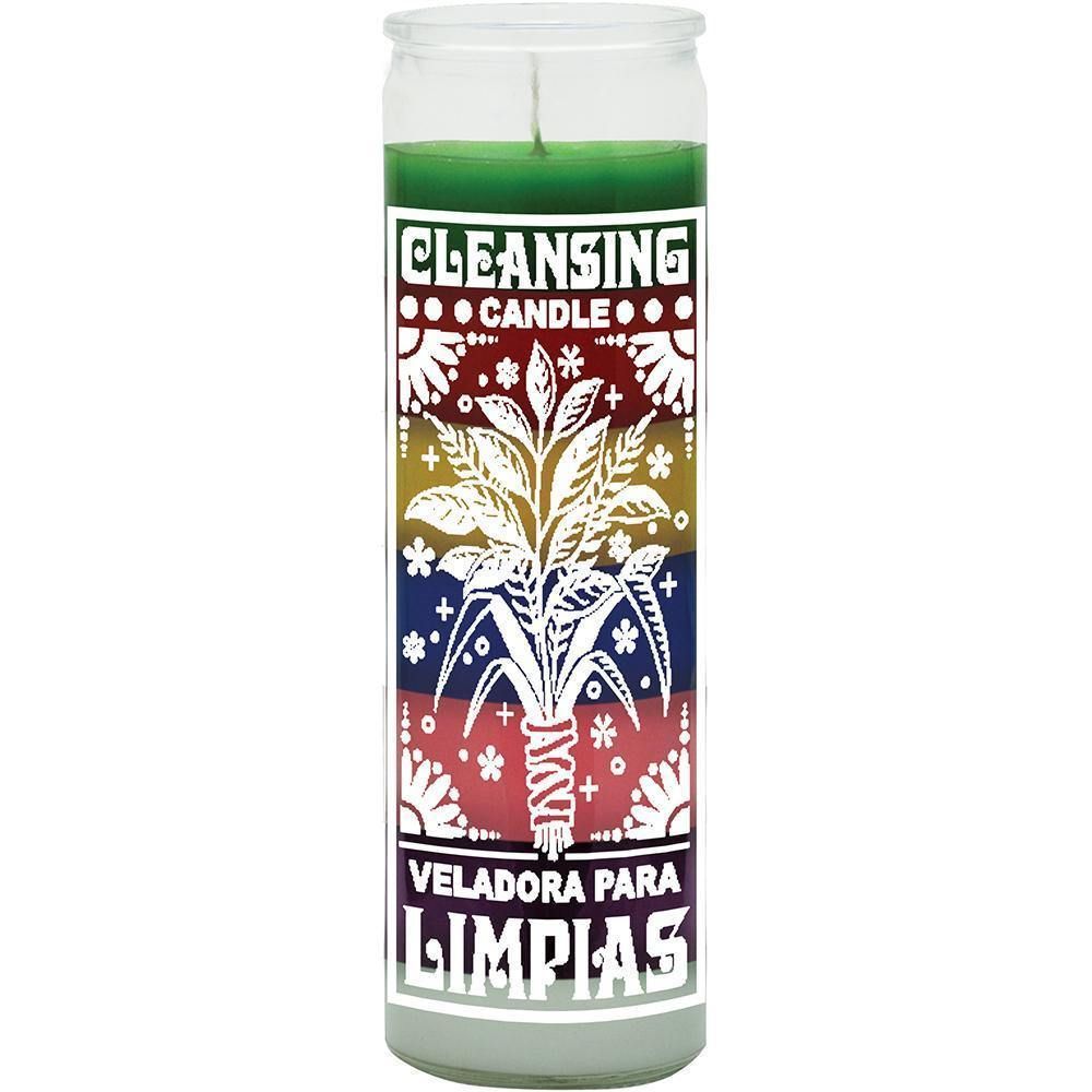 7 Day Glass Candle 7 Color - Cleansing, SKU WP-578-530, UPC 6016205645698