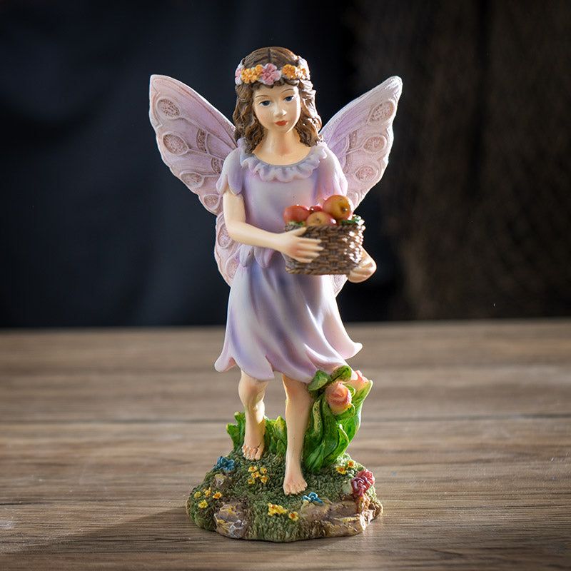 6&quot; Fairyland Fairy with Fruit Statue, SKU PG-15622, UPC 700317371809