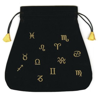 Astrological Velvet Tarot Bag by Lo Scarabeo, SKU LW707, UPC