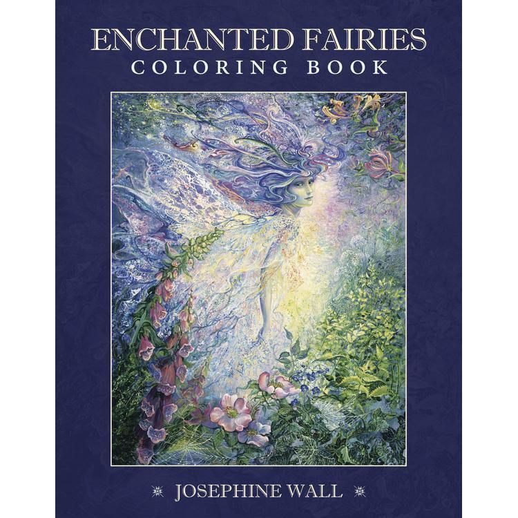 Enchanted Fairies Coloring Book by Josephine Wall, SKU LW1596, UPC 6016222370351