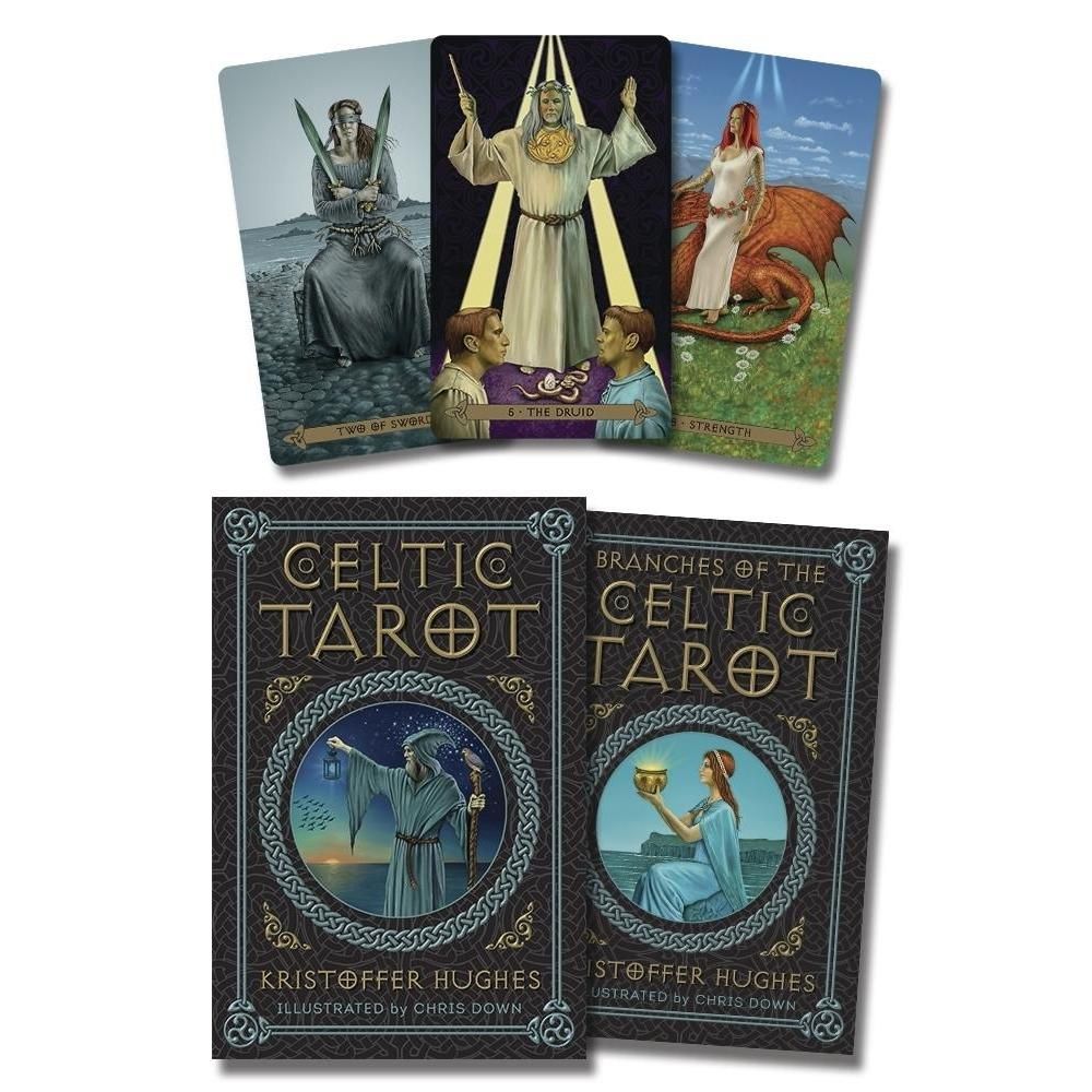 Celtic Tarot by Kristoffer Hughes, Chris Down, SKU LW863, UPC 6016205997964