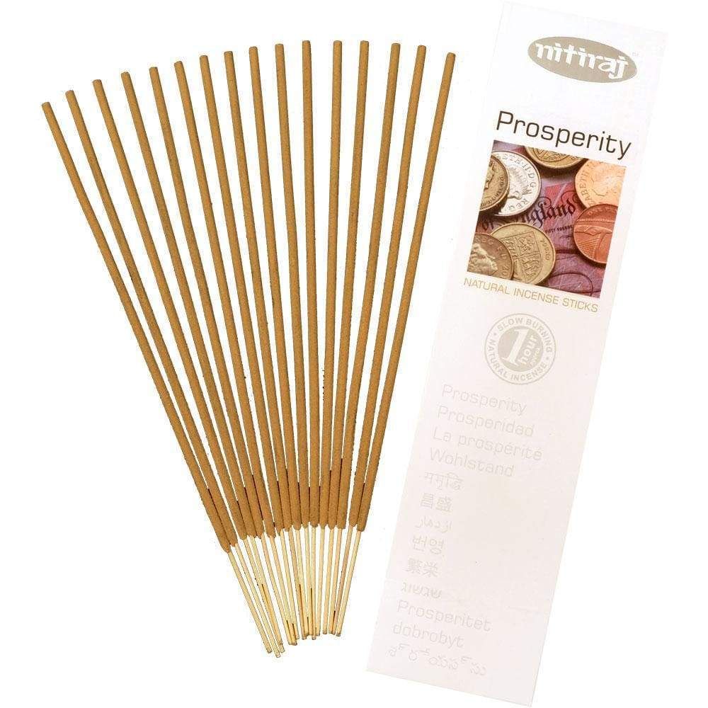 Nitiraj Incense 25 gram - Prosperity (Pack of 6), SKU KH-72810, UPC 6016208979981