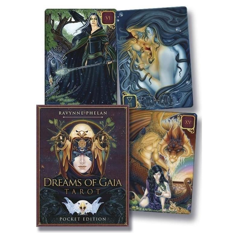 Dreams of Gaia Tarot (Pocket Edition) by Ravynne Phelan, SKU LW218, UPC 6016200490477