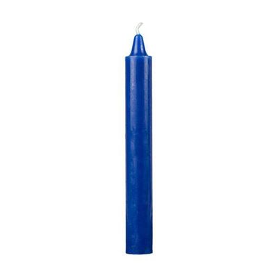 6&quot; Blue Taper Candle, SKU RM-9120, UPC 6016206179192