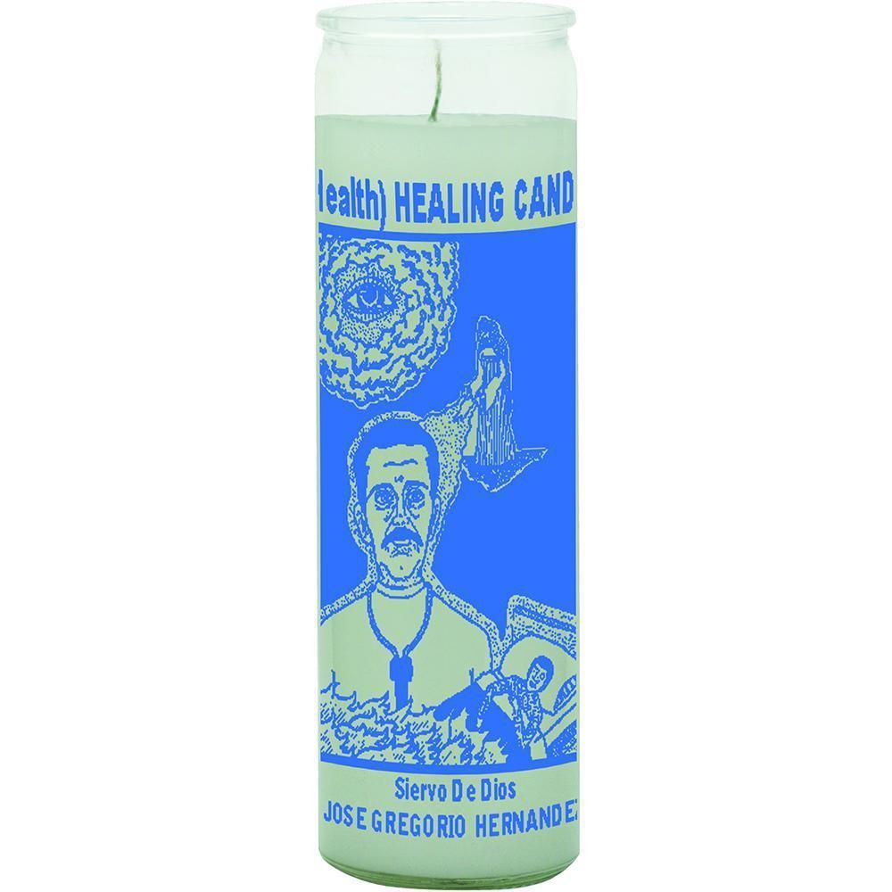 7 Day Glass Candle Healing Hernandez - White, SKU WP-575-422, UPC 6016203722797