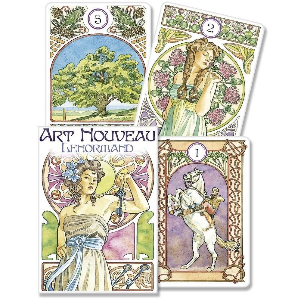 Art Nouveau Lenormand Oracle by Lunaea Weatherstone, Antonella Castelli, SKU LW755, UPC 700317032397