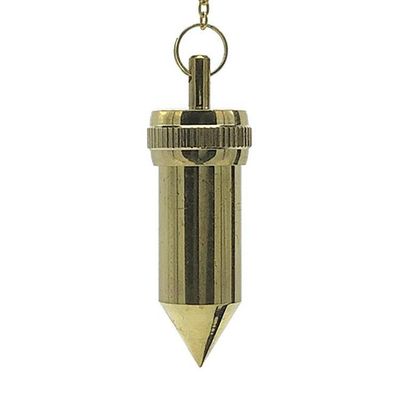 Premium Equilibrium Gold Chamber Pendulum by Lo Scarabeo, SKU LW484, UPC 6016202324398