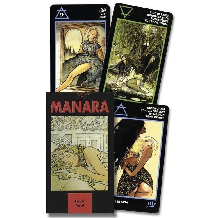 Manara Erotic Tarot by Milo Manara, SKU LW247, UPC 6016200659638