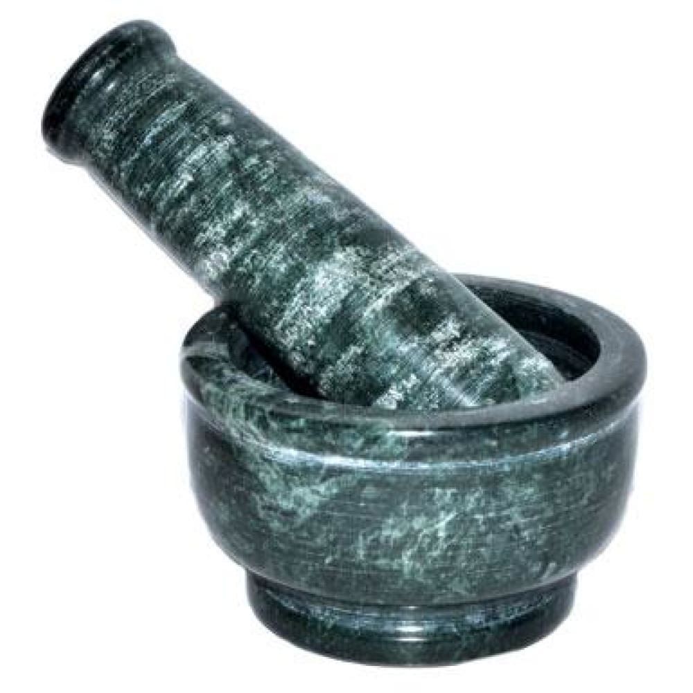 4&quot; Green Marble Mortar and Pestle Set, SKU SOB62, UPC 6016225897831