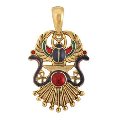 Winged Scarab Pendant, SKU PG-Y2922, UPC 6016013772715