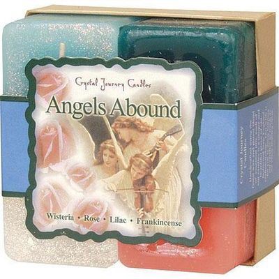 Herbal Candle Gift Set - Angel&#39;s Abound Candles, SKU CJ-G010, UPC 6016208832859