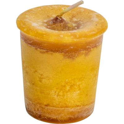 Problem Solving Herbal Reiki Charged Votive Candle - Brown, SKU KH-81431-D18, UPC 6016205954981
