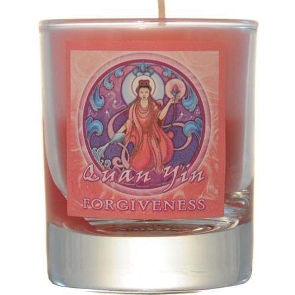 Soy Filled Votive Candle Holders Mandala - Forgiveness, SKU CJ-GH102, UPC 6016212962948