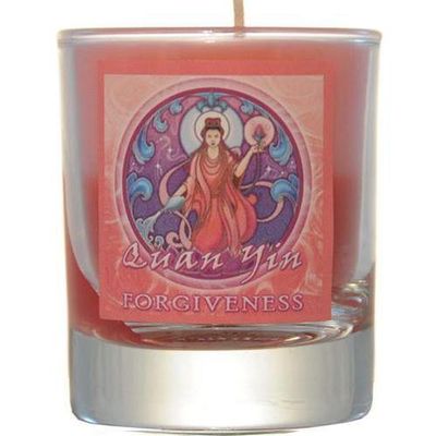 Soy Filled Votive Candle Holders Mandala - Forgiveness, SKU CJ-GH102, UPC 6016212962948