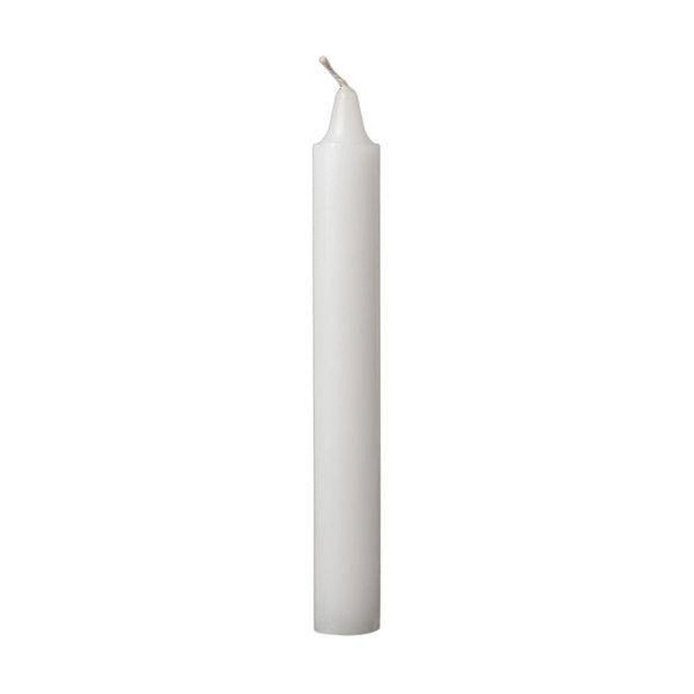 6&quot; White Taper Candle, SKU RM-9117, UPC 6016201011022