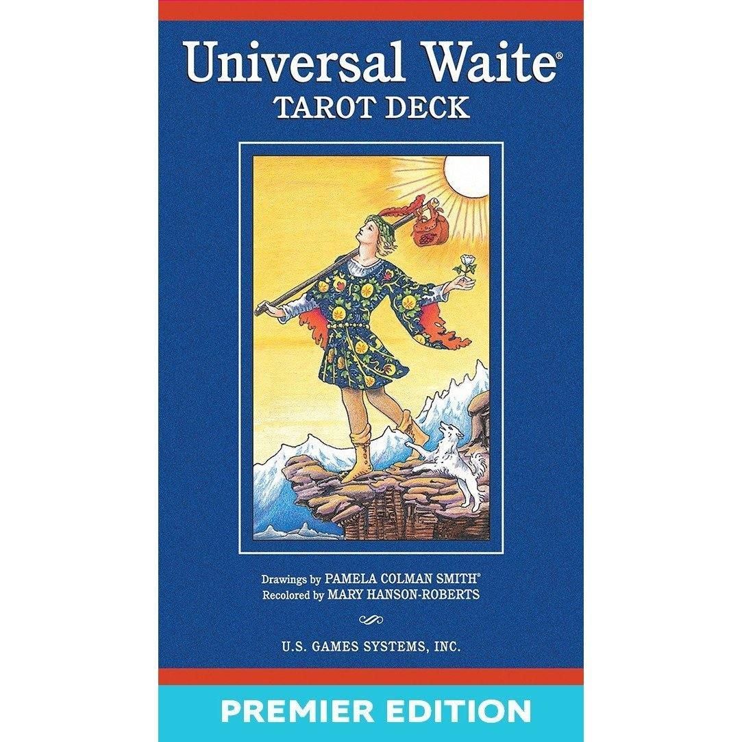 Universal Waite Tarot (Premier Edition) by Mary Hanson-Roberts, SKU UG-UWBN78, UPC 6016206124154