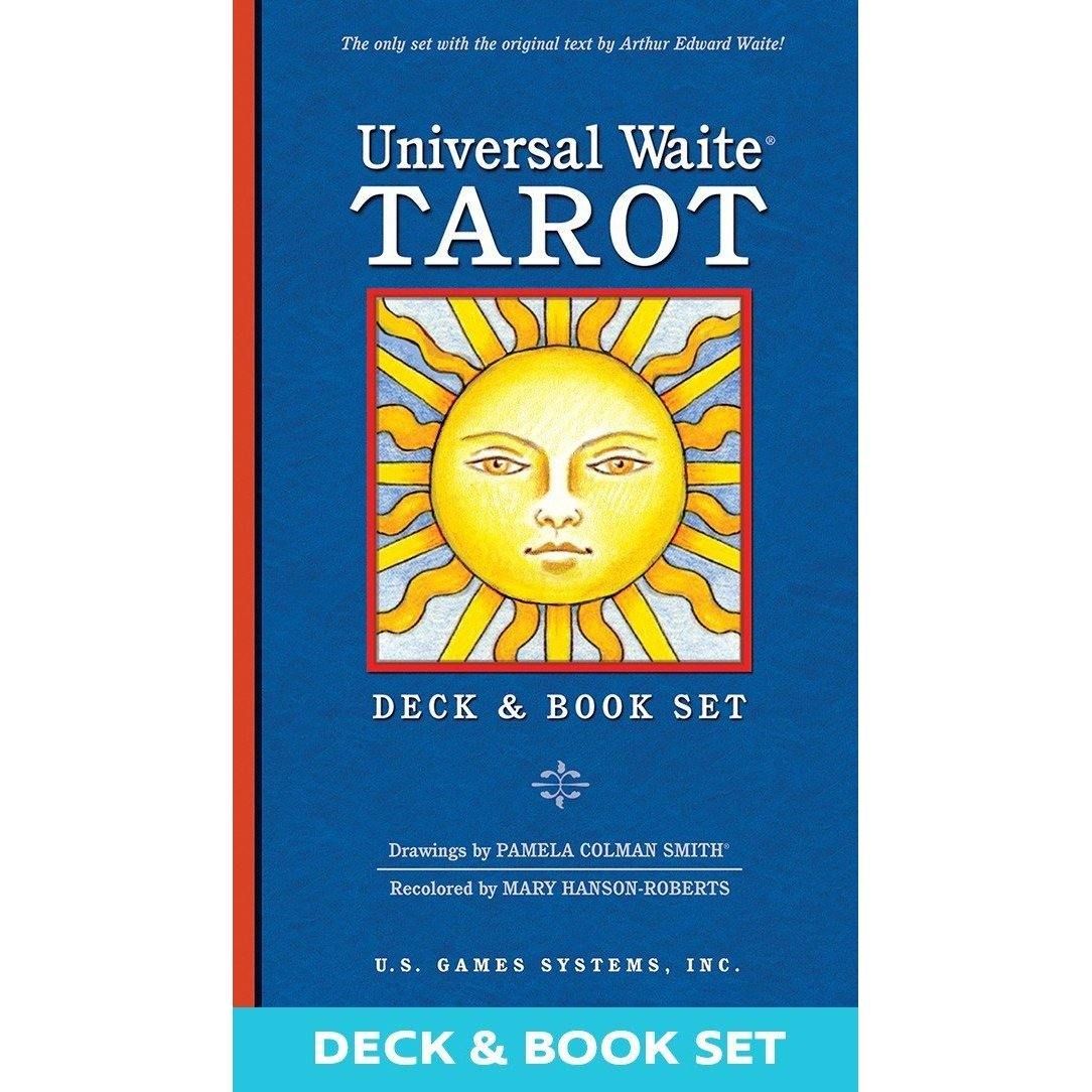 Universal Waite Tarot Deck &amp; Book Set by Mary Hanson-Roberts, SKU UG-UWS99, UPC 6016220719794