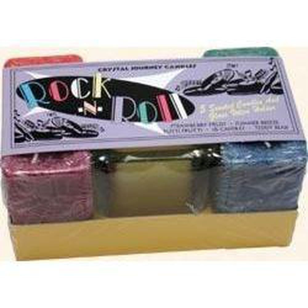 Six Piece Candle Gift Set - Rock N Roll (Retro), SKU CJ-R004, UPC 6016200333361