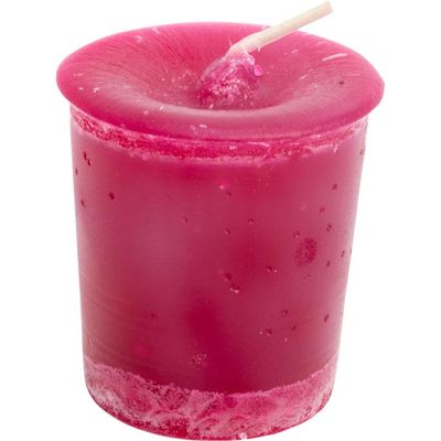 Wisdom Herbal Reiki Charged Votive Candle - Mulberry, SKU KH-81519-D18, UPC 6016210838818