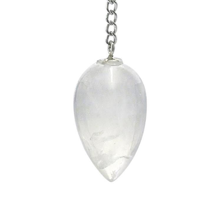 Classic Clear Quartz Pendulum by Lo Scarabeo, SKU LW752, UPC 6016204888874