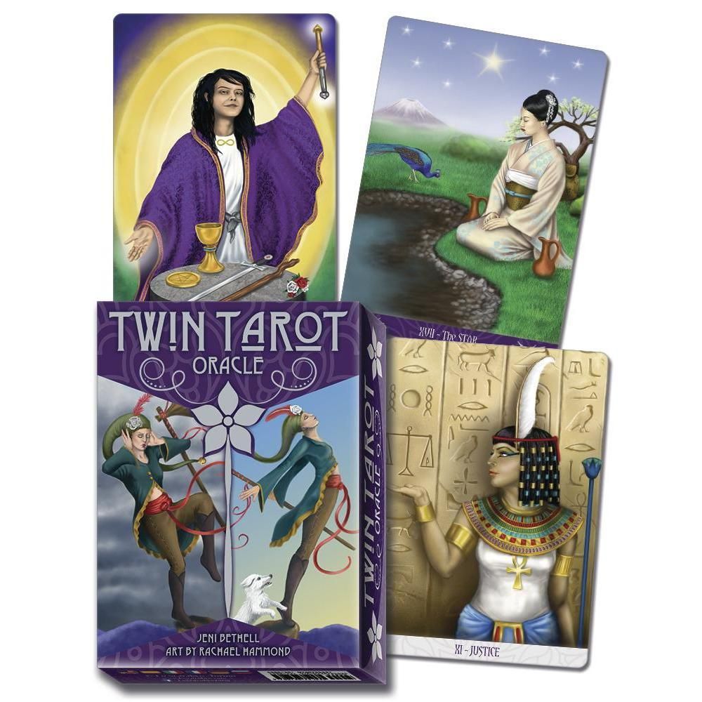 Twin Tarot Oracle by Jeni Bethell, Rachael Hammond, SKU LW322, UPC 6016201027092