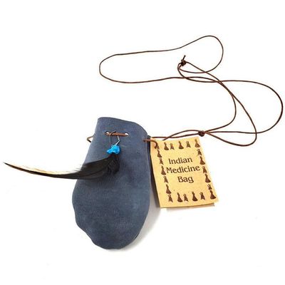 3&quot; Medicine Dream Bag - Gray, SKU Med-Bag-GRAY, UPC 6016207040095