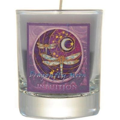 Soy Filled Votive Candle Holders Mandala - Intuition, SKU CJ-GH106, UPC 6016209271220