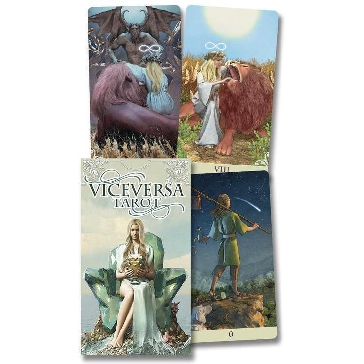 Vice Versa Tarot Deck by Massimiliano Filadoro, Lunaea Weatherstone, SKU LW769, UPC 700317034391
