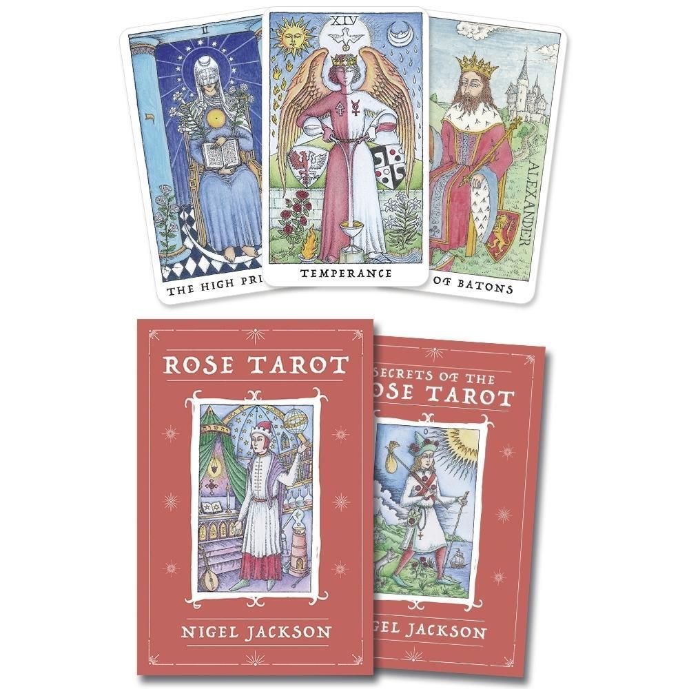 Rose Tarot by Nigel Jackson, SKU LW393, UPC 6016201546586
