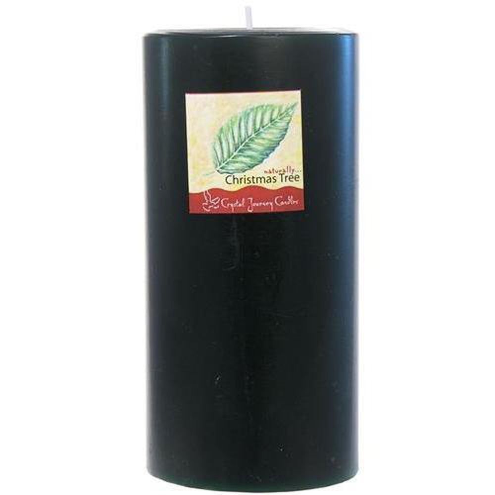 Traditional 3&quot; x 6&quot; Pillar Candle - Christmas Tree, SKU CJ-TK828, UPC 6016254272265