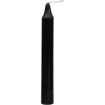 Mini Ritual Candles - Black (Pack of 20), SKU KH-81537, UPC 6016213092071