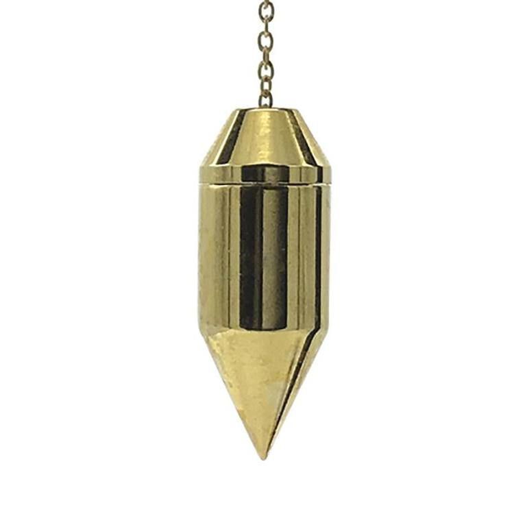 Premium Sensibility Gold Chamber Pendulum by Lo Scarabeo, SKU LW566, UPC 6016202992986