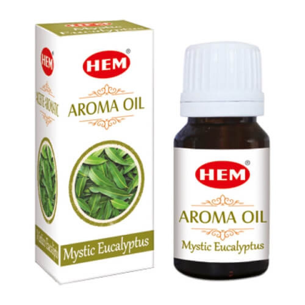 10 ml Hem Aroma Oils - Mystic Eucalyptus, SKU Hoil-EU-1, UPC 700317302889